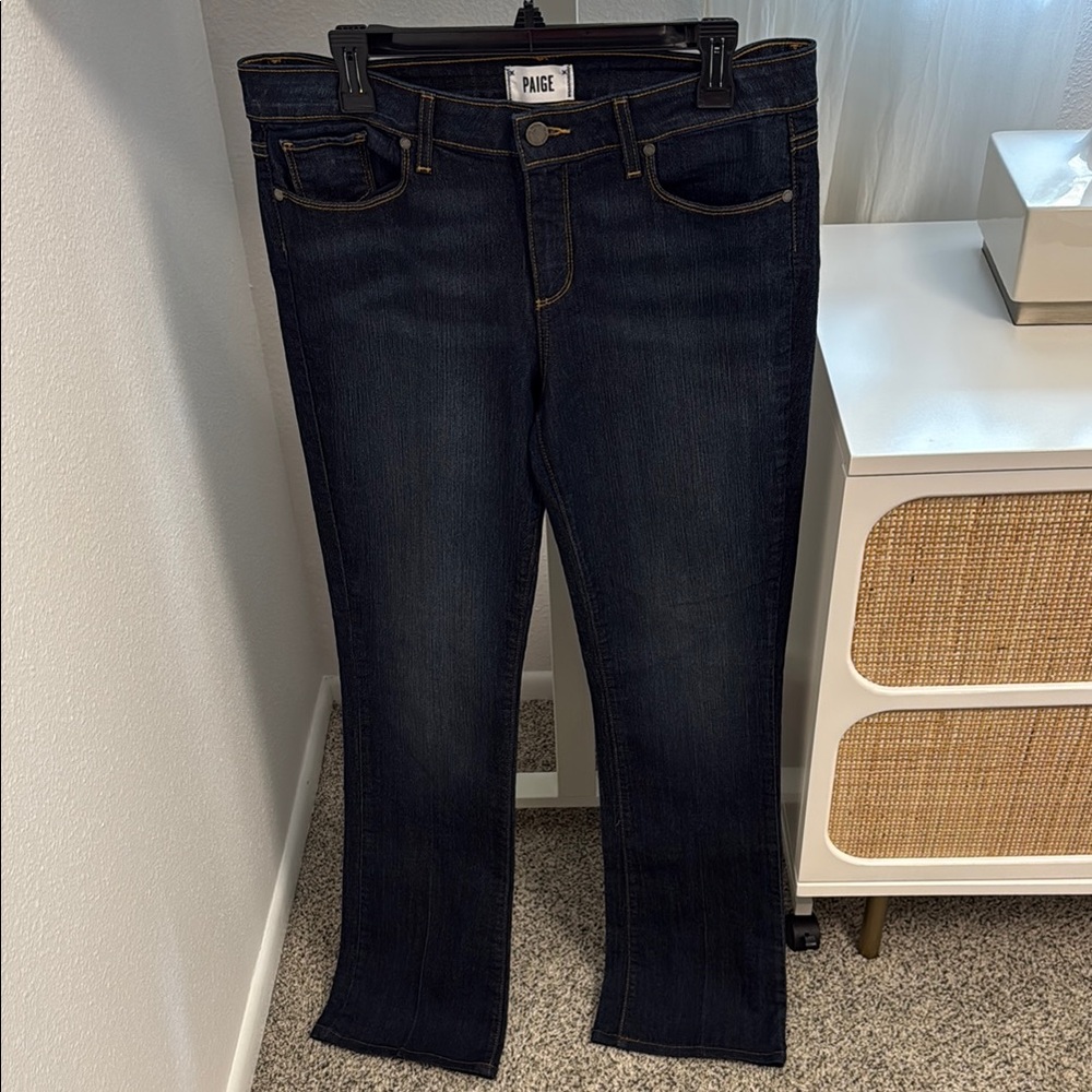 Paige Women's Dark Blue Jeans - Manhattan